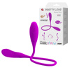Pretty Love Snaky Vibe Purple Wibrator Podwójny Dwustronny Zginany 7 Trybów 60 cm