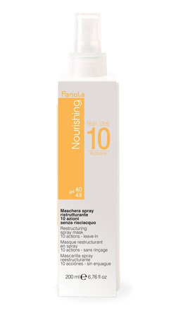 Fanola Nourishing Restructuring  Maska w Sprayu do Włosów Suchych i Łamliwych 200 ml