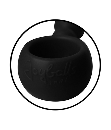 JoyDivision Kulki analne silikon medyczny czarne 17 cm