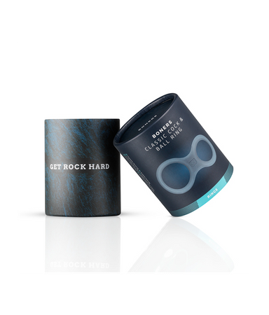 Boners Boners Silicone Cock Ring And Ball Stretcher - Grey