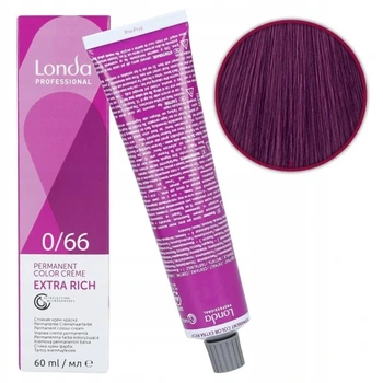 Londa Professional Permanent Colour Extra Rich Cream Farba do Włosów 0/66 60 ml