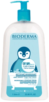Bioderma ABCDerm Cold-Cream Nourishing Cleansing Cream Kremowy Żel pod Prysznic 1000 ml