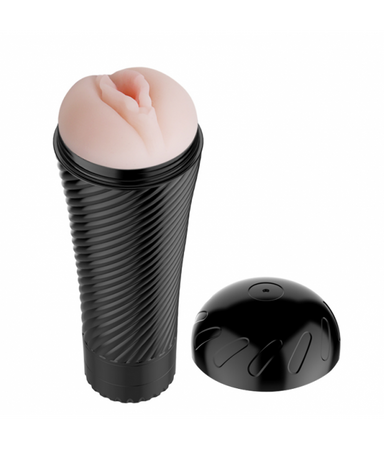 BAILE Masturbator w tubie wibrujący realistyczna cipka