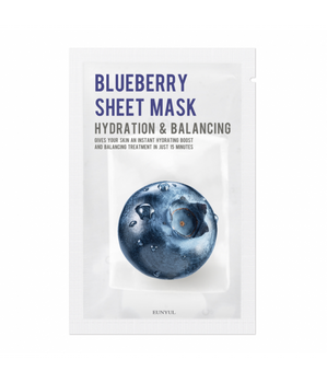 EUNYUL Blueberry Sheet Mask nawilżająca maseczka w płachcie z jagodami 22ml