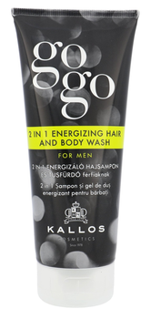 Żel pod prysznic Kallos Cosmetics Gogo 2 in 1 Energizing Hair And Body Wash 200 ml