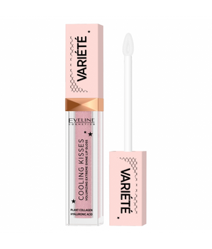 Eveline Cosmetics Variete błyszczyk zwiększający objętość ust z efektem chłodzącym 02 Sugar Nude 6.8ml