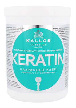 Maska do włosów Kallos Cosmetics Keratin 1000ml