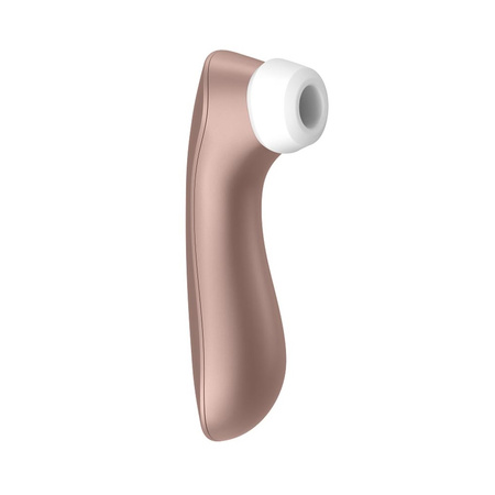 SATISFYER_Pro 2+ Air Pulse Stimulator + Vibrator ssący i bezdotykowy stymulator łechtaczki Jasnozłoty