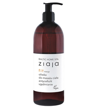 ZIAJA_Baltic Home Spa Fit oliwka do masażu ciała antycellulitowa i ujędrniająca Mango 490ml