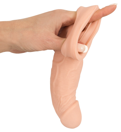 Nature Skin Penis Sleeve Naturalna Nakładka na Penisa i Jądra Wydłużająca + 5 cm