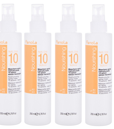 Fanola Nourishing Restructuring Maska w Sprayu do Włosów Suchych i Łamliwych 200 ml