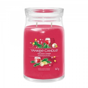 Yankee Candle Signature Holiday Cheer Świeca Zapachowa Typu Tumbler 567 g