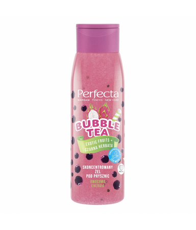 Perfecta Bubble Tea skoncentrowany żel pod prysznic Exotic Fruits & Czarna Herbata 400ml