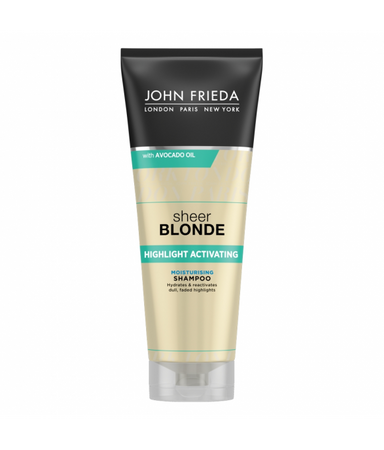 John Frieda Sheer Blonde Highlight Activating szampon nawilżający do jasnych włosów blond 250ml