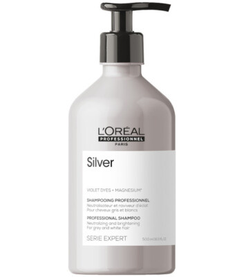 L'Oreal Professionnel Serie Expert Magnesium Silver Szampon Rozjaśniający do Włosów Siwych 500 ml