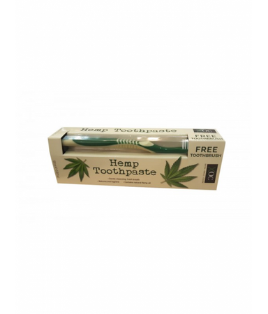 XOC Hemp Toothpaste pasta do zębów z konopią 100ml + szczoteczka do zębów