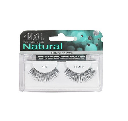 Ardell Natural Sztuczne Rzęsy Black 105 1 Para