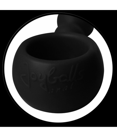 JoyDivision Kulki analne silikon medyczny czarne 17 cm