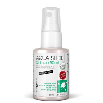Lovely Lovers Aqua Slide Oil Lube Olejek Intymny na Bazie Wody z Aloesem 50 ml