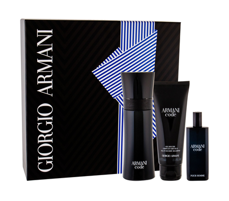 Giorgio Armani Armani Code Pour Homme EDT 75 ml + EDT 15 ml + 75 ml Żel pod prysznic