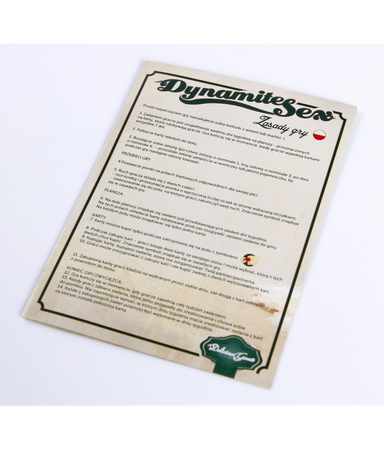 Grajmy razem Dynamite Sex gra dla par erotyczna zadania miłosne