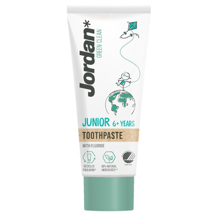 Jordan Green Clean Junior Toothpaste pasta do zębów dla dzieci 6+ 50ml