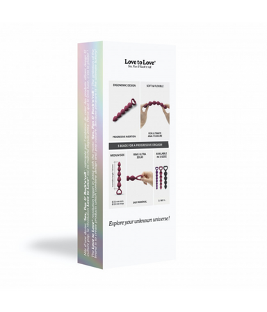 Love to Love Korale Analne Bing Bang M - Plum Star