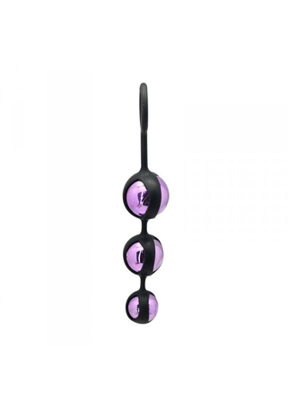 Toyz4lovers Kulki-TRIPLE PLEASURE BALLS. WEIGHTED STEEL BALLS INSIDE
