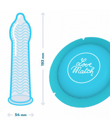 Love Match Prezerwatywy klasyczne z naturalnego lateksu