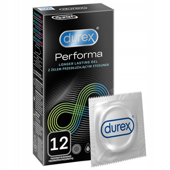 DUREX_Performa prezerwatywy z lubrykantem dla dłuższej przyjemności 12szt