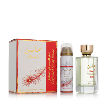 Lattafa Mahasin Crystal Woda Perfumowana 100 ml + Dezodorant 50 ml Zestaw