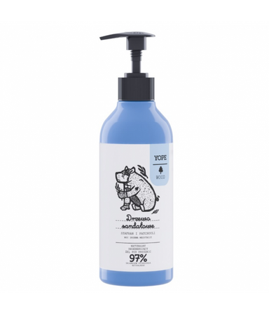 Yope Naturalny regenerujący żel pod prysznic Drzewo sandałowe Szafran i Patchouli 400ml