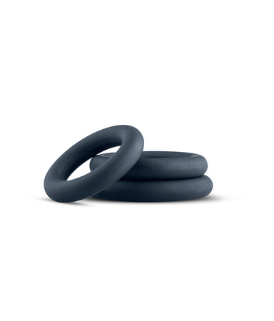 Boners 3-Piece Cock Ring Set - Grey