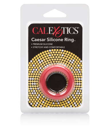 CalExotics Pierścień-CAESAR SILICONE RINGS RED