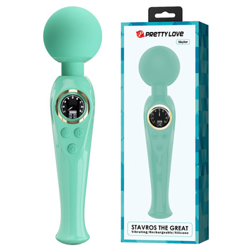 Pretty Love Skyler Green Wibrator z Cyfrowym Wyświetlaczem LCD