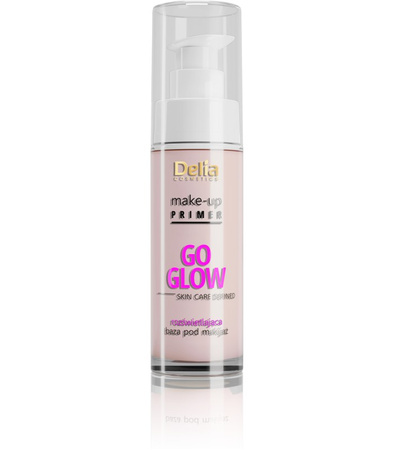 Delia Make-Up Primer Go Glow Skin Care Defined rozświetlająca baza pod makijaż 30ml