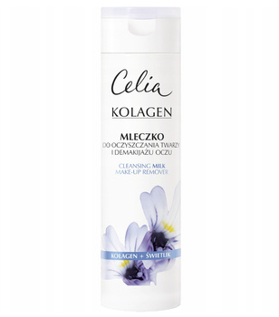 Celia Kolagen Mleczko do Oczyszczania Twarzy i Demakijażu Oczu Świetlik 200 ml