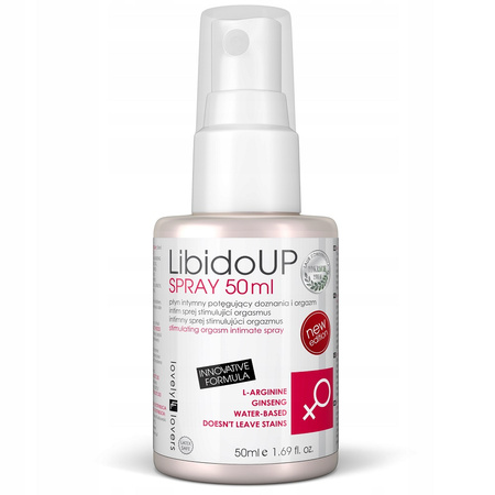 Lovely Lovers Libido Up Spray Intymny Potęgujący Doznania i Orgazm 50 ml