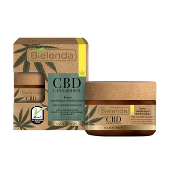 Bielenda CBD Cannabidiol Krem do Twarzy Nawilżająco-Detoksykujący 50 ml