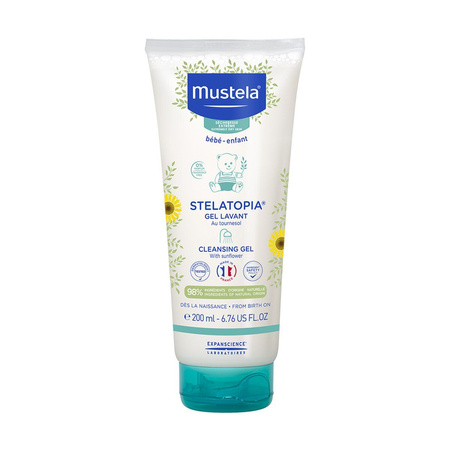 Żel pod prysznic Mustela Bébé Stelatopia Cleansing Gel 200 ml