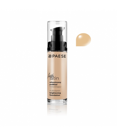 Paese Lush Satin Multivitamin Brightening Foundation witaminowy podkład rozświetlający 31 Ciepły Beż 30ml