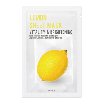 EUNYUL_Sheet Mask Lemon rozjaśniająca maseczka do twarzy z cytryną 22ml