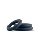 Boners 3-Piece Cock Ring Set - Grey