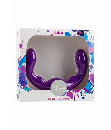 Alive Dildo podwójne dla kobiet 25,5 cm różowe