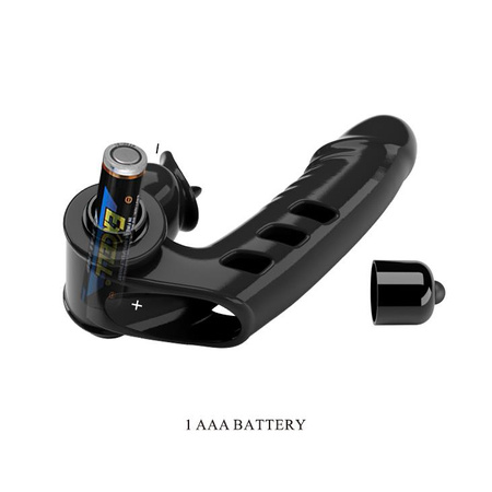 Pretty Love Corbin Black Wibrator na Palec 10 Trybów