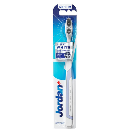 Jordan Expert White Szczoteczka do Zębów Średnia 1szt.