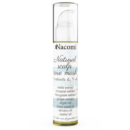 Nacomi Natural Scalp Naturalna Maska do Pielęgnacji Skóry Głowy 50 ml