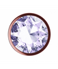 Lola Games Plug-Butt Plug Diamond Moonstone Shine L Rose Gold