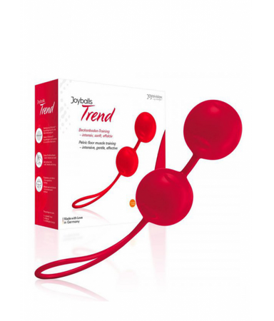 JoyDivision Kulki podwójne lecznicze kegla waginalne czerwone