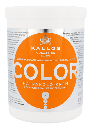 Maska do włosów Kallos Cosmetics Color  1000 ml